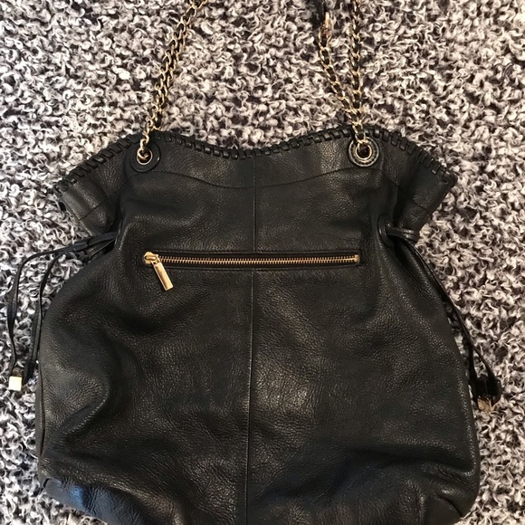 Tory Burch Black Marion Slouchy Tote - Picture 2 of 7